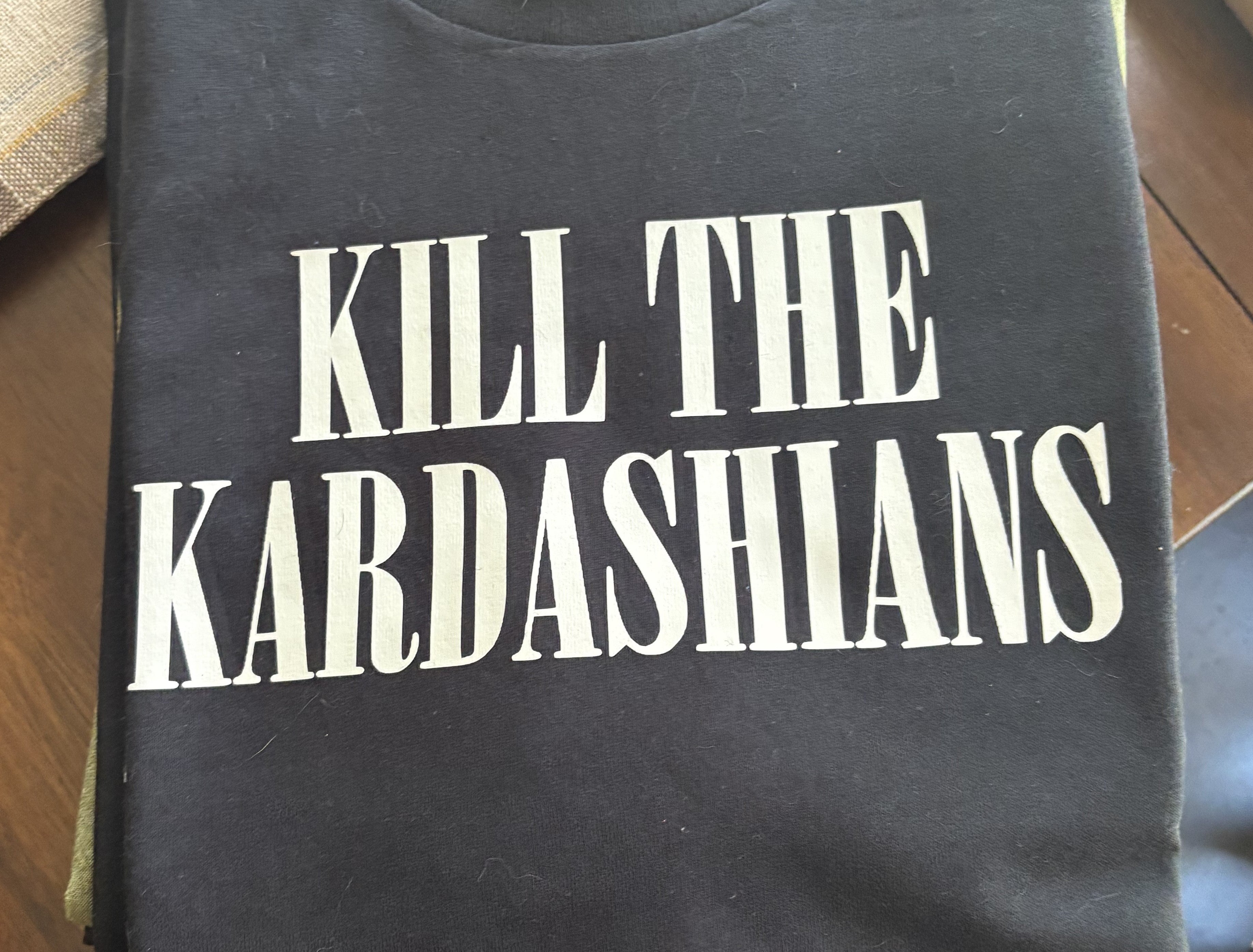 "Kill the KKK" No Face Vinyl Logo Tee