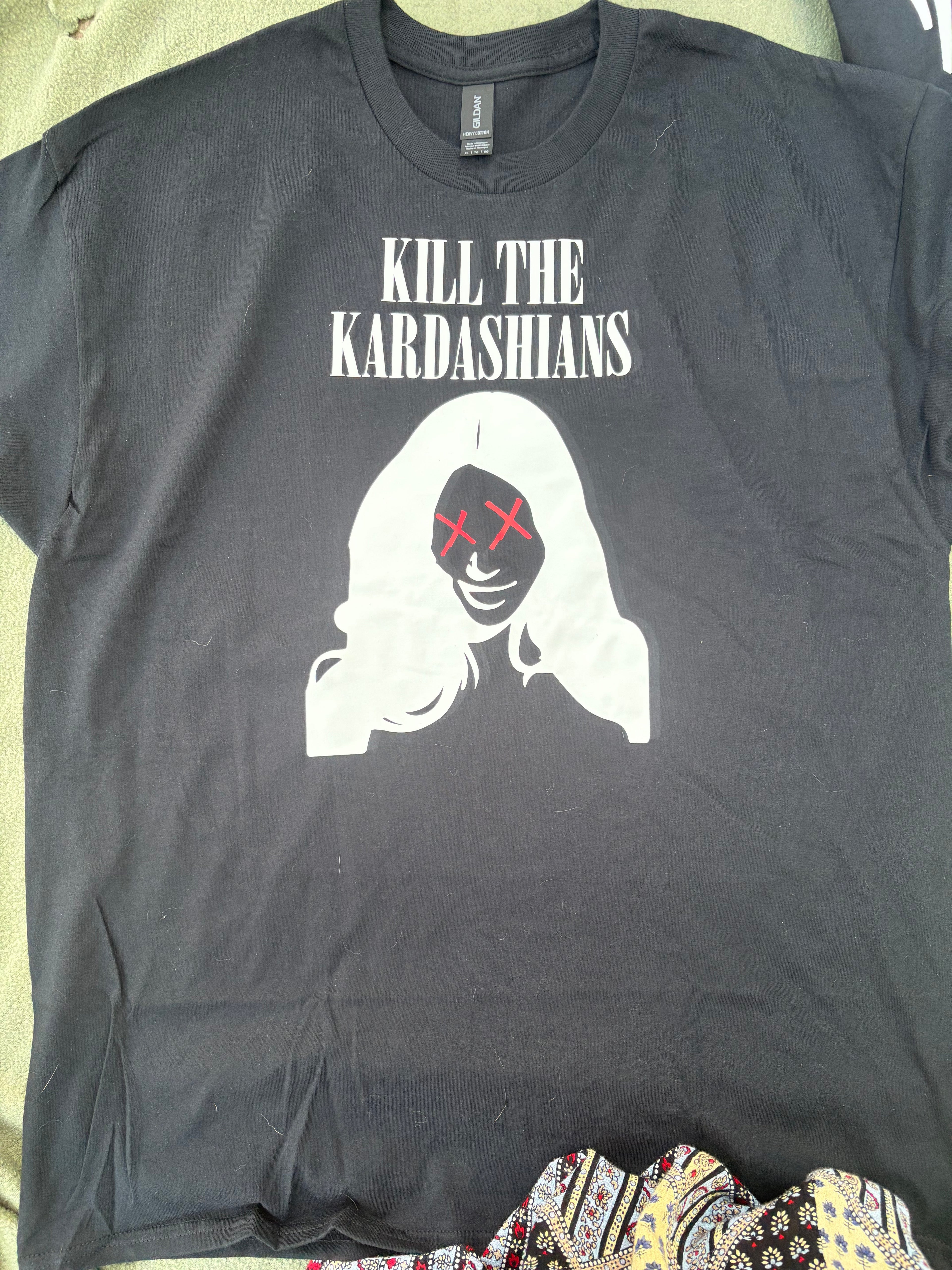"K*ll The KKK" Slayer Vinyl Logo Tee